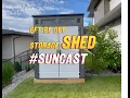 Suncast Shed Assembly 6ft x 5ft On a Wooden Base Foundation - Step by Step Guide