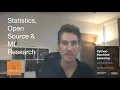 Statistics Open Source ML Research Python for ML Interview with Sebastian Raschka