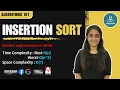 Insertion Sort In HINDI In-Depth Analysis With Full Implementation In JAVA Sorting Algorithms