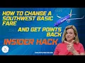 How to Change a Southwest Basic Fare