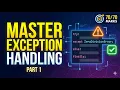 Exception Handling Class 12 Computer Science Part 1 Theory Error PYQs