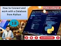How to Connect Database from Python Python Coding