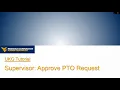 WVURC - Approving Paid Time Off in UKG
