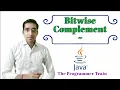 Bitwise complement operator in java Negation operator types of operators core java lecture 31