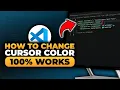 How To Change Cursor Color in VSCode 100 WORKS NO Yapping To The Point FAST EASY