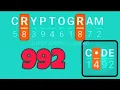 CRYPTOGRAM 992