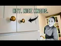 Antique Brass Cabinet Knobs Budget-Friendly Kitchen Upgrade