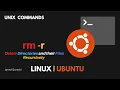 Recursively Delete Directories and their Files rm - r Command in Linux