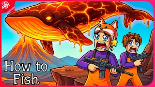 DERROTEI A BALEIA DE MAGMA E ZEREI O HOW TO FISH