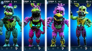 Blacklight Nightmare Animatronics FNAF AR Workshop Animations