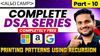 Printing patterns using recursion Recursion Series Part 10