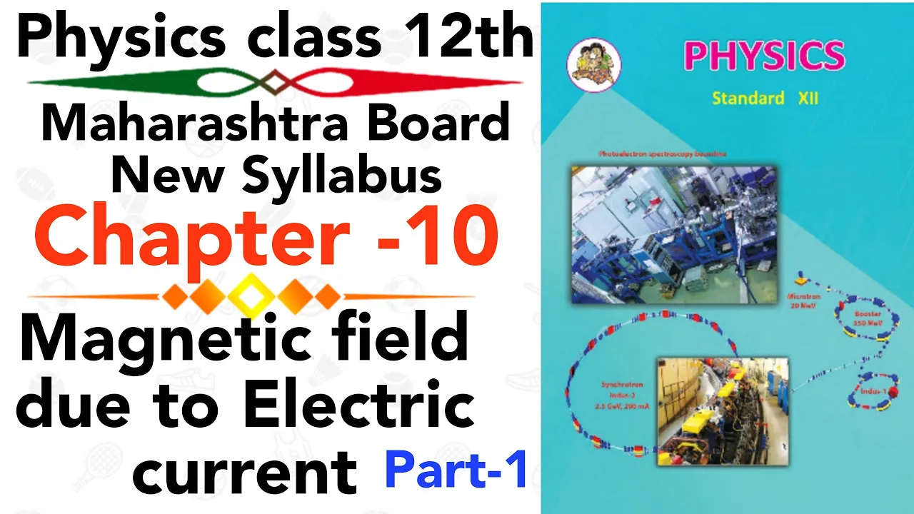 part-1 ch-10 Magnetic field due to electric current class 12 physics maharashtra board new syllabus