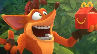 Crash Bandicoot McDonald s Happy Meal Commercial 2023 Crash Team Rumble