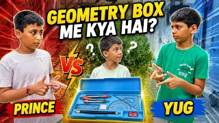 Yug vs Prunce ki Geometry Box, Kya Nikala #dailyvlog #mistrybox #vayuranashorts #geometrybox #vlog 
