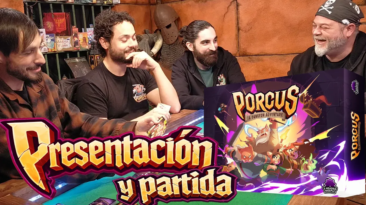 PORCUS a Dungeon Aventure PRESENTACIÓN y PARTIDA #juegosdemesa #kickstarter