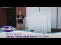 Way Easier How to Install a Beautiful Picket Fence - WamBam Fence