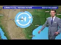 DFW weather 70 rain coverage expected Thursday across DFW in 10-day forecast