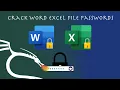 Open locked ms office documents using Kali Linux Hindi