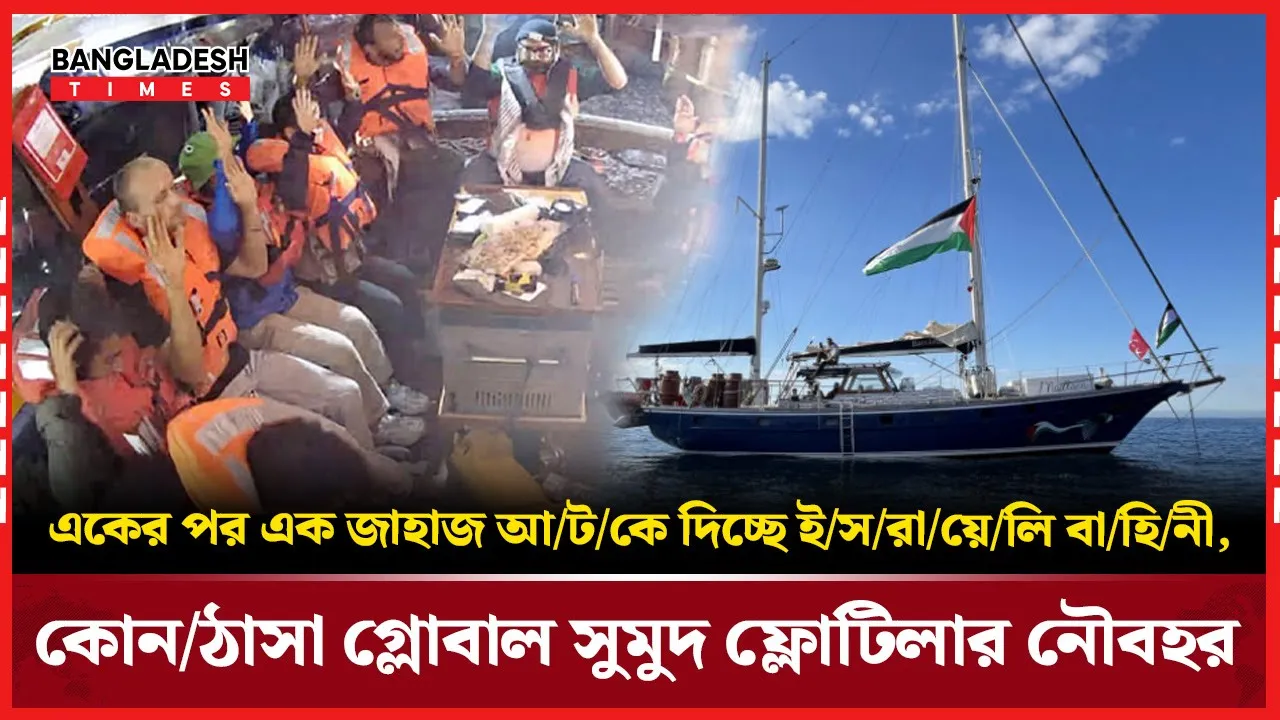 আটক হলেন গ্রেটা থুনবার্গ, কী ঘটছে গ্লোবাল সুমুদ ফ্লোটিলায়