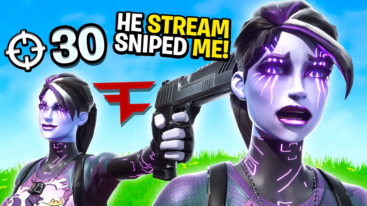FaZe Sway STREAM SNIPED me and got 30 KILLS in my game... (best controller player)