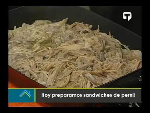 Cocina en Casa: Hoy preparamos sandwhiches de pernil