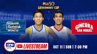 LIVE: MAGNOLIA vs BRGY. GINEBRA | PBA SEASON 50 GOVERNORS’ CUP | OCT 11, 2026