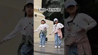 Like Jennie Dance Whooo Twins Jennie Likedance Dance Shorts 