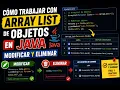 How to work with ArrayList of Objects in Java Modify and Delete