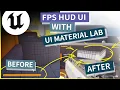 Stop Using Boring Ammo Counters Material-Driven HUD in Unreal Engine 5