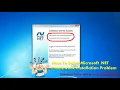 How To Solve Microsoft NET Framework Installation Problem Download fail with error code 0x800c0006