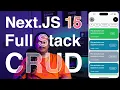 Full-Stack CRUD Task Manager app with Next js 15 TailwindCSS Mongoose Modern Features