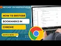 How to Restore Bookmarks in Chrome Find My Lost Bookmarks in Chrome