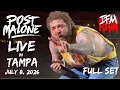 Post Malone Live in Tampa FL 7-8-26 Big Ass Stadium Tour w Jelly Roll