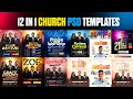 12-in-1 Editable Church Events Flyer PSD Don t Miss Out on the BEST Photoshop Template