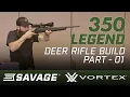 350 Legend DEER Rifle Build - Part 01 Mounting Scope Vortex Crossfire II Straight-Wall 3-9x50mm