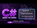 C from Scratch to Mastery Episode 1 Variables