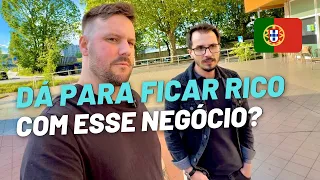 Ele está há 13 anos em Portugal e tem seu próprio negócio/ Portugal 2024