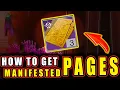 How to Get MANIFESTED PAGES Destiny 2 Festival of the Lost