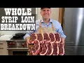 Download Lagu How to Cut a Whole Strip Loin into Steaks and Save Money 💰
