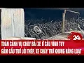 Download Lagu Toàn cảnh vụ cháy bãi xe cầu Vĩnh Tuy:Gầm cầu trơ lõi thép, xe cháy trơ khung hàng loạt