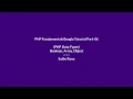PHP Fundamentals Bangla Tutorial Part-06 PHP Data Types Boolean Array Object