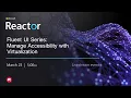 Fluent UI Series Manage Accessibility with Virtualization