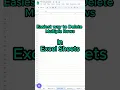 How to Delete Multiple Rows Tips and Tricks Easiest way to Delete Excel Sheet