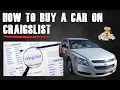 How to buy a used car on Craigslist safely wisely strategically