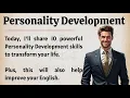 Personality development 10 Powerful Skills to Transform Your Life Improve Your English ESL