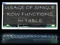 Mastering Single Row Functions in SQL CBSE Informatics Practices Class 12