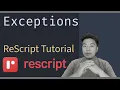 Handling Exceptions - ReScript Tutorial