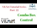 VB Net Tutorial Series Part 22 ComboBox control