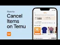 How To Cancel Items on Temu - Easy Guide