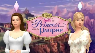 barbie the princess and pauper sims 4 cas